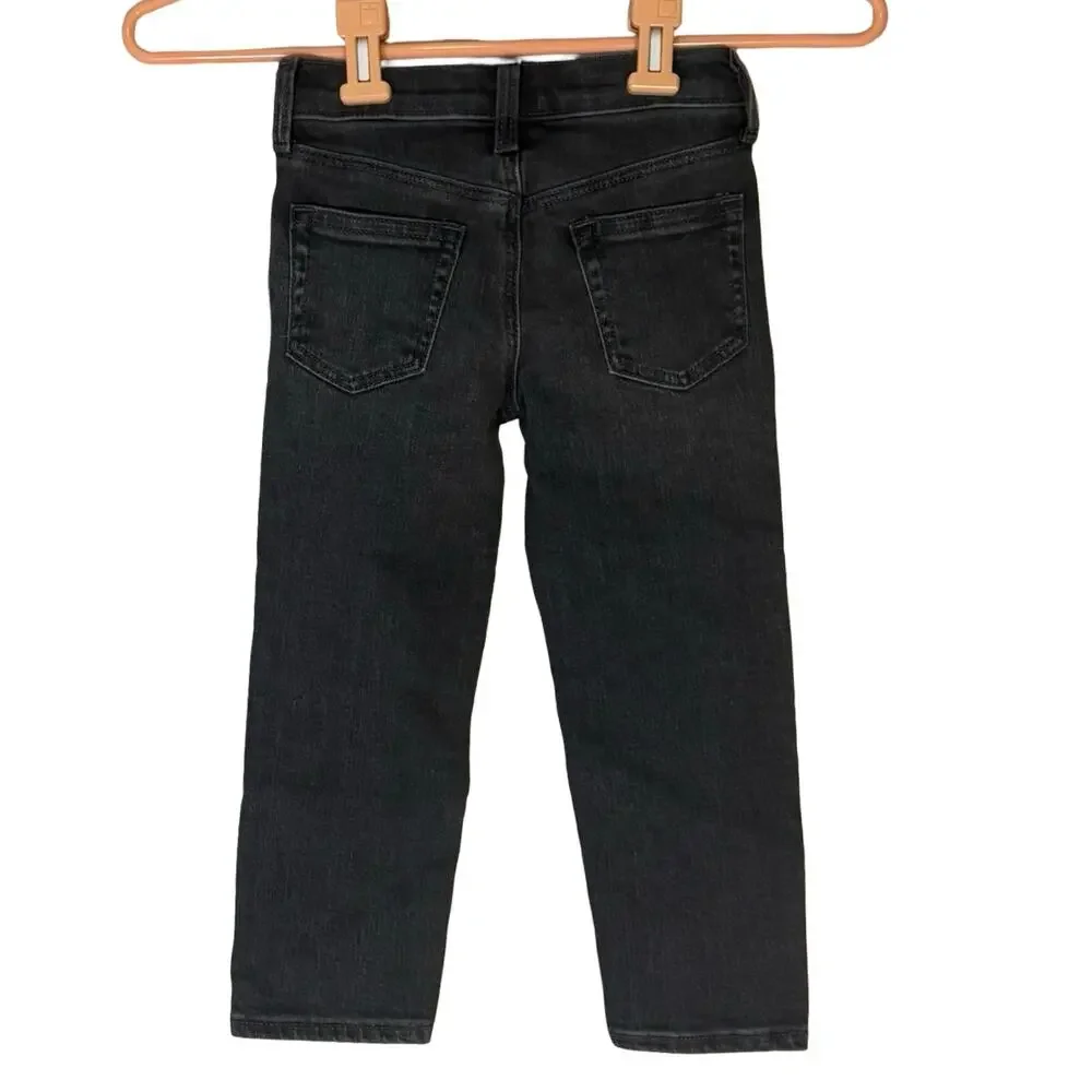 Old Navy 360 Stretch Skinny Jeans Toddler Boys 3T Black Gray Wash New